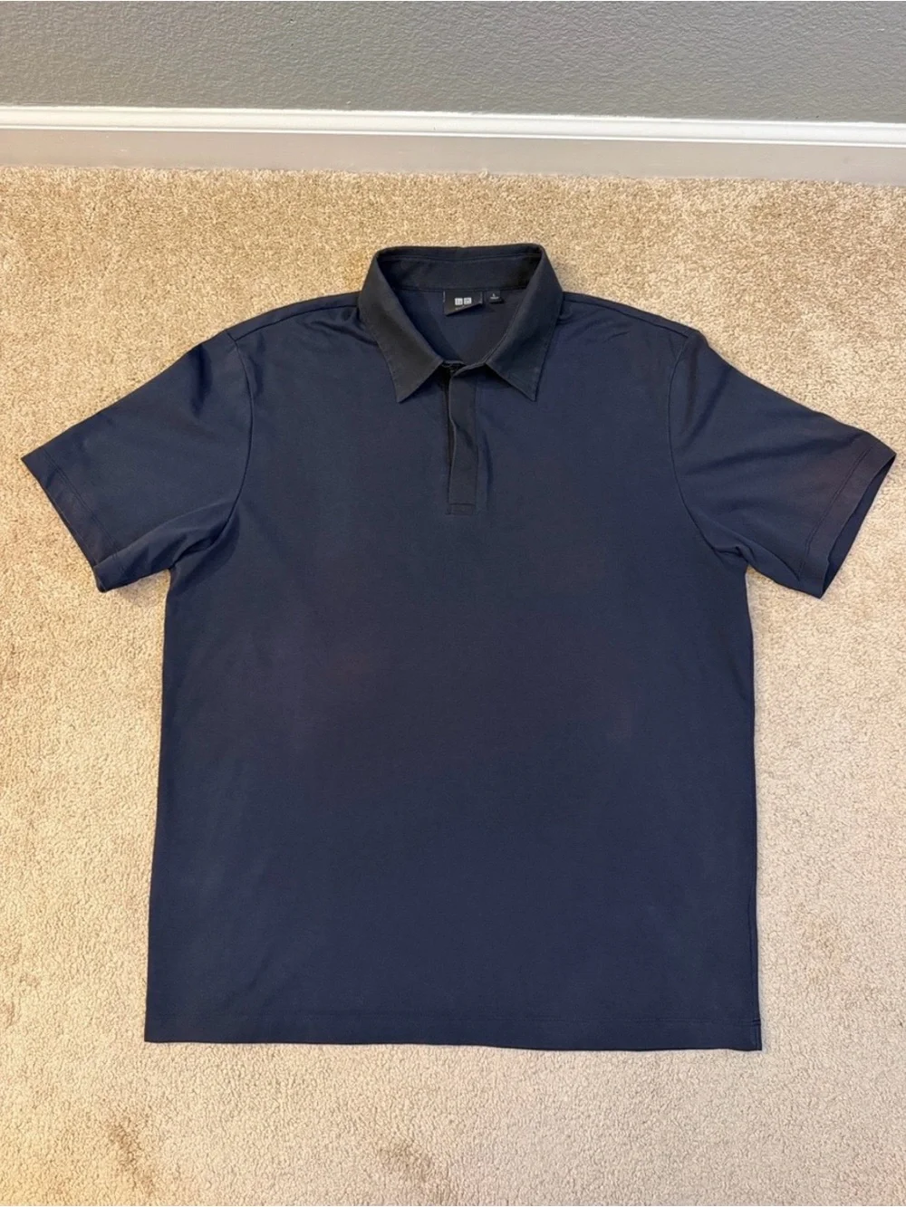 Uniqlo x Theory Men's AIRism Slim-Fit Short-Sleeve Polo Shirt (Theory) Large
